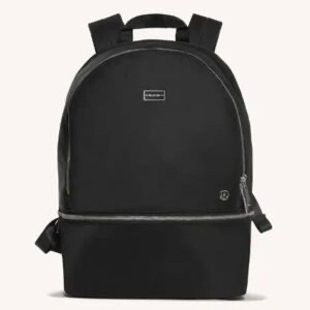 LuluLemon x Peloton Black/Silver City Adventurer Waterproof Backpack | NEW/NWT!!